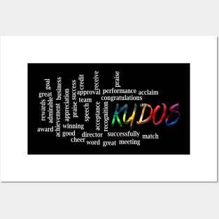 kudos Posters and Art